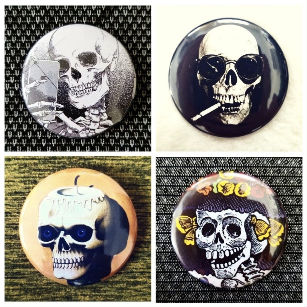 Skeleton set of 4 New Large 2.25" inch (…